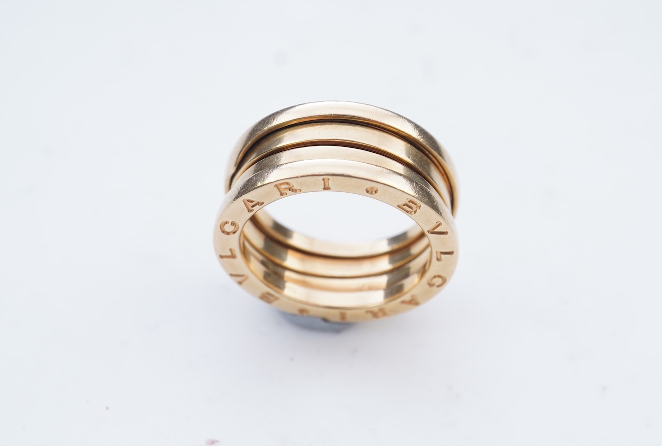 Bulgari, a gold 'B-ZERO' ring